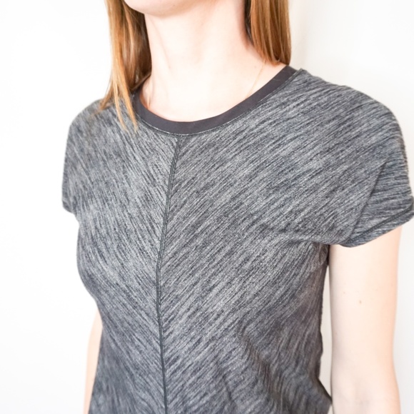 LULULEMON Dark Heather Grey Tech Tee Short Sleeve - Picture 6 of 8